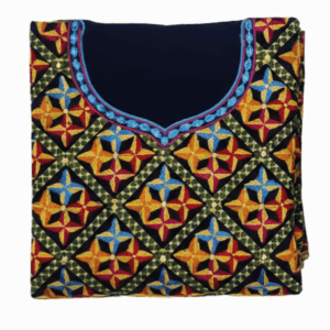 Phulkari Suit with Dupatta (Un-stitched)