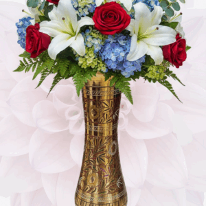 Pure Brass Flower Pot (Fine)