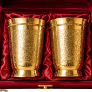 Tumbler (Glass) Set packed in beautiful Red Velvet Gift Box