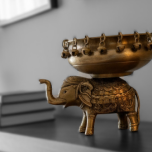 Elephant Urli | Traditional Indian Handcrafted Decorative Bowl